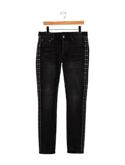 Pre-owned Ksubi High-rise Straight Leg Jeans In Blue