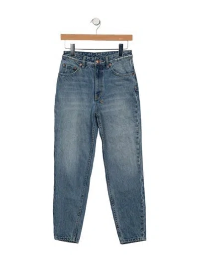 Pre-owned Ksubi High-rise Straight Leg Jeans In Blue