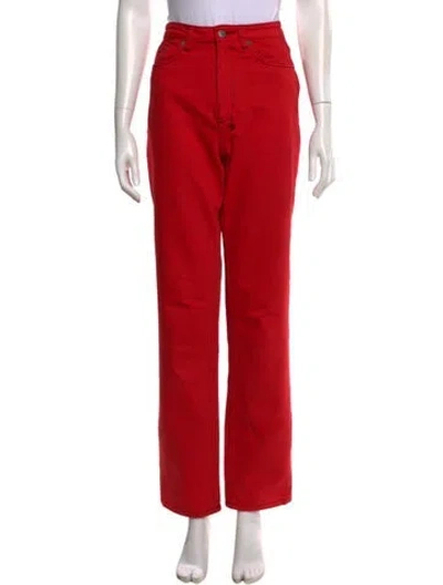 Pre-owned Ksubi High-rise Straight Leg Jeans In Multi