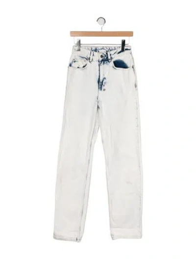 Pre-owned Ksubi High-rise Straight Leg Jeans In Multi