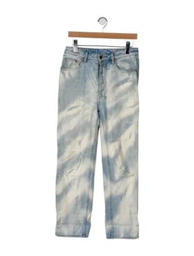 Pre-owned Ksubi High-rise Straight Leg Jeans In Multi