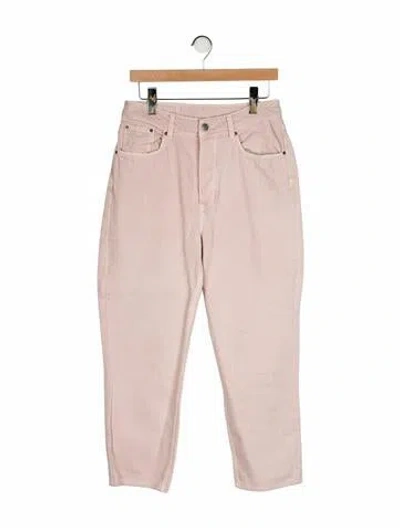 Pre-owned Ksubi High-rise Straight Leg Jeans In Pink