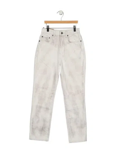 Pre-owned Ksubi High-rise Straight Leg Jeans W/ Tags In Blue