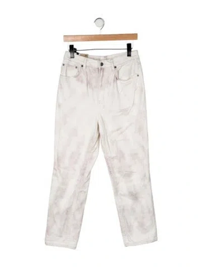 Pre-owned Ksubi High-rise Straight Leg Jeans W/ Tags In Neutrals