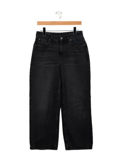 Pre-owned Ksubi High-rise Wide Leg Jeans In Blue