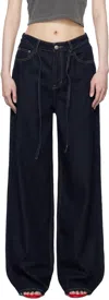 Ksubi Indigo Baggy Zenith Pop Jeans In Denim