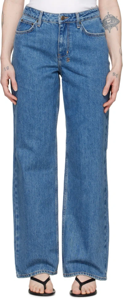 Ksubi Indigo Low Rider Heritage Jeans In Denim