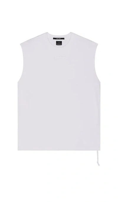 Ksubi Intruder Cut Off Tee In Tru White