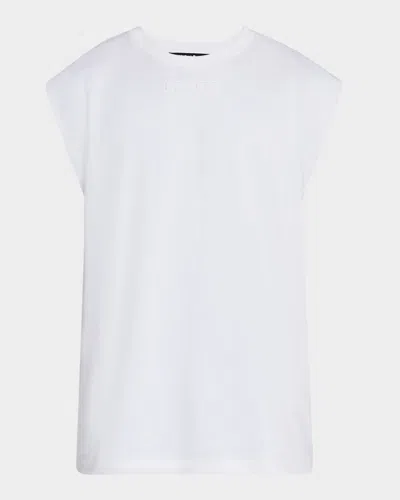 Ksubi Intruder Cut-off Tee In White