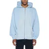Ksubi Intruder Ekcess Oversize Zip Hoodie In Blue