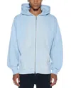 Ksubi Intruder Ekcess Oversize Zip Hoodie In Blue