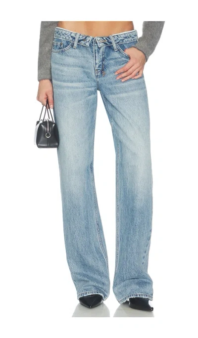 Ksubi Jeans Low Rider Flip In Blue