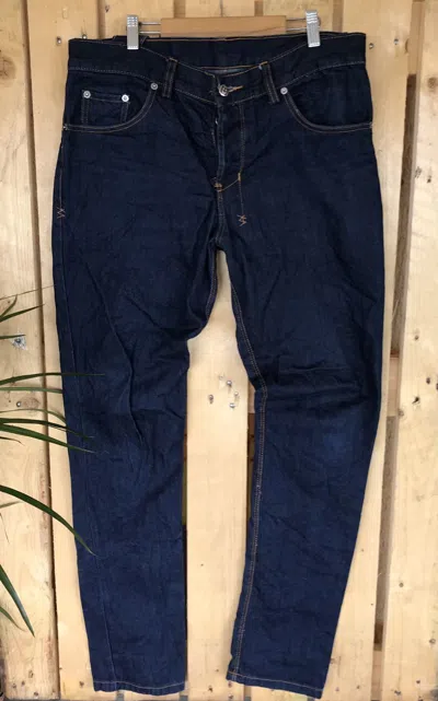 Pre-owned Ksubi Jeans Slim Fit Strech Denim In Blue