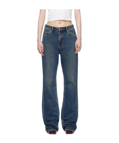 Ksubi Blue Soho Slouch Sandstorm Jeans In Denim