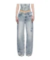 Ksubi Blue Low Rider Klassic Kraftwerk Jeans In Gray