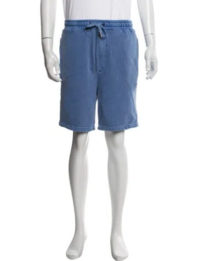 Pre-owned Ksubi Jogger Shorts In Blue