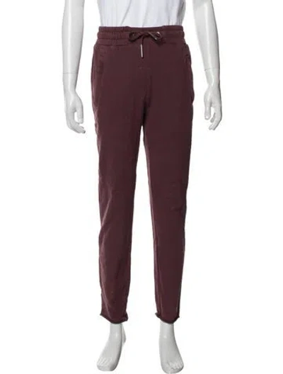 Pre-owned Ksubi Joggers In Burgundy