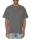 Ksubi Kickstart Ekcess Graphic T-shirt In Charcoal
