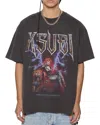 Ksubi Kingdom Ekcess Cotton Graphic T-shirt In Black