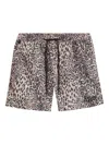 Ksubi Kingdom Tie Waist Board Shorts In Brown