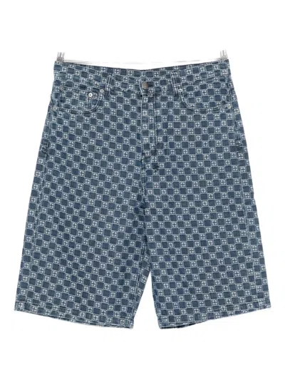 Ksubi Klassic Patterned Shorts In Blue