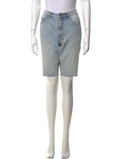 Pre-owned Ksubi Knee-length Shorts In Blue