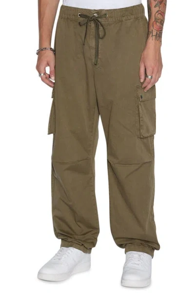 Ksubi Krush Cotton Cargo Pants In Green