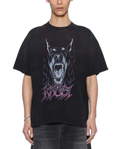 Ksubi Ksbui Ekcess Cotton K9 Logo Graphic T-shirt In Black