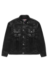 Ksubi X Alice Oh G Jacket Black Wax In Black