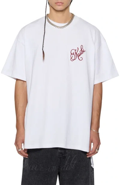 Ksubi Kursed Ekcess Oversize T-shirt In White
