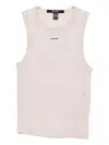 Ksubi Labels Syndicate Xtra Bloom Ribbed Top In Neutral