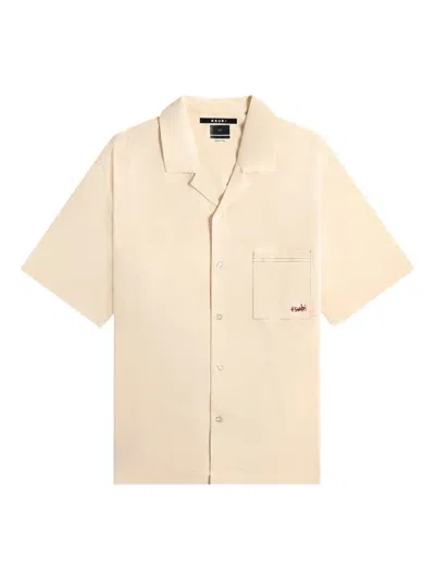 Ksubi Logo-embroidered Shirt In Neutrals