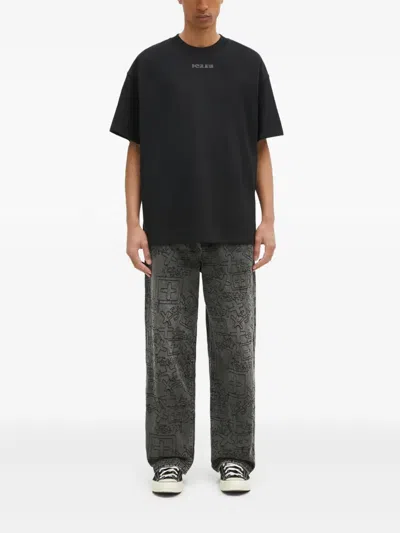Ksubi Logo-motif T-shirt In Black