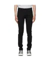 Ksubi Wolfgang Static Embroidered Jeans In Black