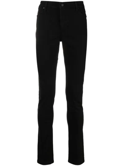 Ksubi Logo-patch Skinny Jeans In Schwarz