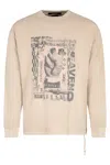 Ksubi Graphic-print Long-sleeve T-shirt In Neutral
