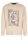 Ksubi Graphic-print Long-sleeve T-shirt In Neutral