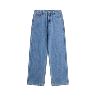 Pre-owned Ksubi Low Rider Authentik Baggy Jean 'denim' | Blue | Women's Size 31