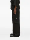 Ksubi Low Rider Carpenter Boneyard Embroidered Denim Jeans In Black