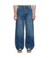 Ksubi Blue Maxx Mids Oversized Straight Jeans In Blue