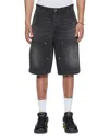 Ksubi Maxx Operator Powder Jean Shorts In Black