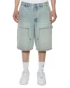 Ksubi Maxx Operator Relaxed Fit Shorts In Blue