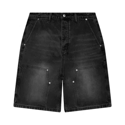 Pre-owned Ksubi Maxx Operator Short 'asher Black' | Men's Size 33