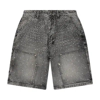 Pre-owned Ksubi Maxx Operator Short 'konkrete Crystal Charcoal' | Grey | Men's Size 36 In Gray