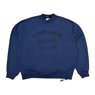 Pre-owned Ksubi Mekanik Crewneck 'ink Blue' | Men's Size M