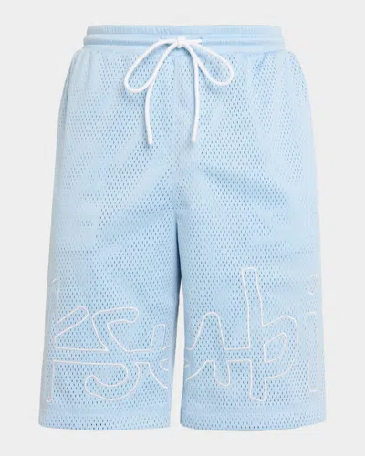 Ksubi Men & Apos;s 1999 Mesh Drawstring Shorts In Blue