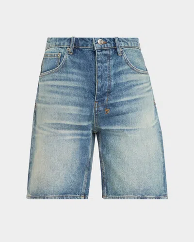 Ksubi Men & Apos;s Anti-k Whiskered Denim Shorts In Blue