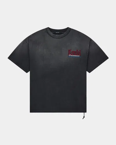 Ksubi Men & Apos;s Drop Shoulder Faded Cotton Jersey T-shirt In Black
