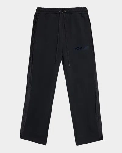 Ksubi Men & Apos;s Embroidered Logo 4x4 Cotton Sweatpants In Black