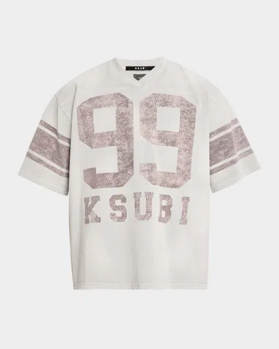 Ksubi Men & Apos;s Halftime V-neck Jersey T-shirt In Gray